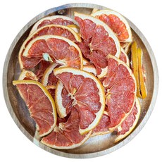 바삭하게 말린 건조자몽 반절컷, 200g, 1개