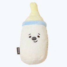 베럴즈 강아지 베이비 토이 젖병 바스락, 혼합색상, 1개