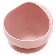 mommy's table 幼兒用Pengyami矽膠吸盤碗, 1個, 迷霧玫瑰