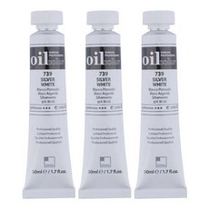 ShinHanart Shinhan Expert Tube Gap 油畫銀白 739 3p, 50ml, 1 種顏色
