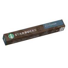 STARBUCKS 星巴克 濃縮烘焙咖啡膠囊 Nespresso咖啡機專用, 5.7g, 10顆, 1盒