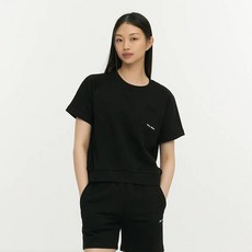 밸롭 여성용 모르비 RX 크롭 숏슬리브 BB2LTSW004
