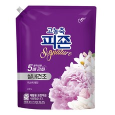 피죤 고농축 시그니처 실내건조 섬유유연제 미스틱 레인 리필, 2.3L, 1개