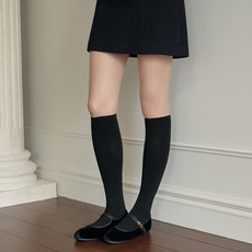 마른파이브 넉넉 UV차단 올풀림방지 니삭스 투톤 스타킹