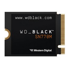 WD BLACK SN770M M.2 2230 NVMe 스팀덱 Ally호환 내장SSD