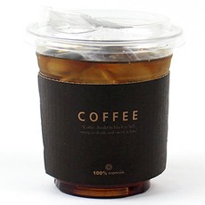아이엔피 PET 아이스컵 바디 360ml + 드링킹리드 + 커피 홀더 딥잉카 세트, 25세트