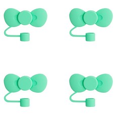 블럭마트 리본모양 텀블러 마개, TYPE 5, 4개