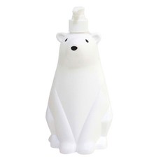 UNIQUE HOUSE HOME DECO 北極熊廚房洗碗精分配器 洗髮精補充容器 950ml, 1個, 混色