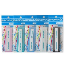 SPOMAX 하이브리드 프로 오버 그립 SH-1300, 블랙 + 민트 + 핑크 + 스카이블루 + 화이트, 5개