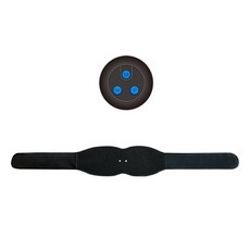 큐어소닉 EMS 허리 복부 슬림마사지기 블랙블루 CP2304M