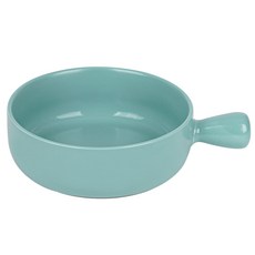 인블룸 세라믹 손잡이 오븐 전자레인지접시, 민트, 1개