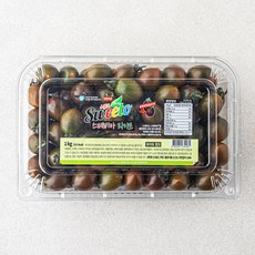 스윗토 스테비아 라이트 블랙 대추 방울 토마토, 1kg, 1개