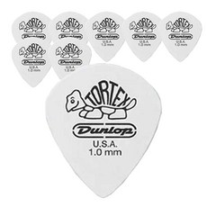 Dunlop Toltex White Jazz III 吉他撥片 8p + 獨木舟鈴撥片 3p, 1組