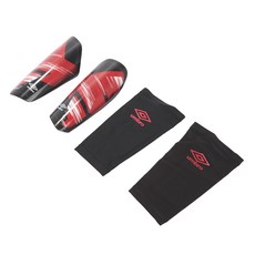 UMBRO Neo迷你護腿套W袖套組 21035U-JCK, 黑+白+鬥牛士, 1組