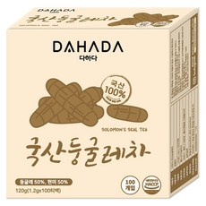 다하다 국산둥굴레차, 1개, 100개입, 1.2g