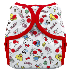 THiRSTiES 壓扣防水尿布兜 SANRIO聯名款 (18-30kg), Hello Kitty My Friends, 1件