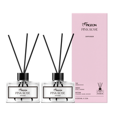 피죤 디퓨저, 핑크로즈, 200ml, 2개 핑크로즈, 200ml, 2개