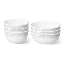 코렐 파인다이닝 공기 3p + 대접 3p 세트, 혼합색상, 공기 + 대접, 1세트