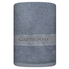 카운테스마라 송월타월 사선라인50 바스타올 250g, 스카이블루, 1개