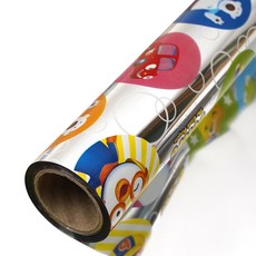 뽀로로 증착롤 포장지 중 37.5cm x 12m, 실버, 1개 실버, 1개