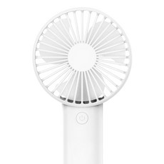 힙스터 저소음 초경량 미니 휴대용 핸디 선풍기 2000mAh, HTFA-2K-10-FH, 화이트