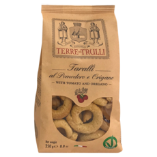 Terre dei Trulli Tarallini 義式小圈餅 番茄, 250g, 1包