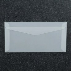 아이엔피 클래식 청첩장 엽서봉투 22 x 11 cm, 반투명, 20개