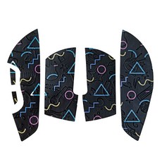 darmoshark M3S滑鼠用握把膠帶, 黑色圖案, 單品