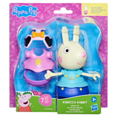 Hasbro 孩之寶 Peppa Pig 小兔瑞貝卡變裝動作模型, 1盒