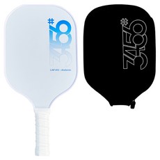 3456# Pickleball Andante球拍+頭套, 1組, 白色
