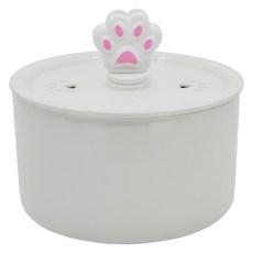 씨리얼펫 고양이 젤리냥수기 1.2L + 젤리팁 세트, 화이트(정수기), 핑크(젤리팁), 1개