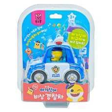 鯊魚寶寶碰碰狐迷你警車應急玩具, 藍色