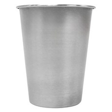 kitchen U 露營素描不鏽鋼304水杯 350ml, 銀, 1個