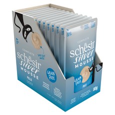 스케지어 어덜트용 쉐지애 실버무스 닭 고양이 주식 파우치, 80g, 12개 80g, 12개