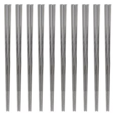 키친유 스텐 304 진공젓가락 23cm, 실버, 단품, 10개