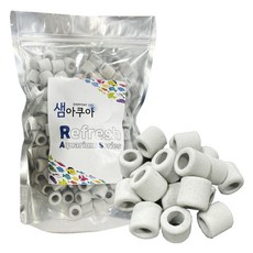 Samaqua 觀賞魚用Refresh Siphonring過濾材, 1個