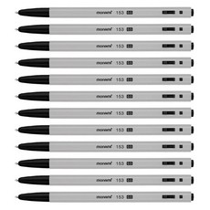 모나미 153 볼펜 0.5mm, 흑색, 12개