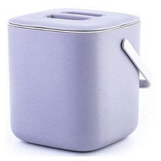 음식물 분리형 쓰레기통 3L, 연보라, 1개