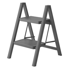 KOKIRI LIVING 家用折疊梯 A11 2層 黑色, 1個