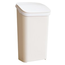 가담다 원터치 플라스틱 휴지통 20L, 아이보리