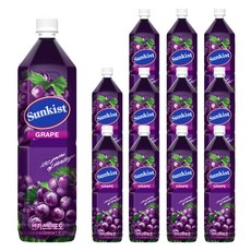 썬키스트 포도주스, 1.5L, 12개