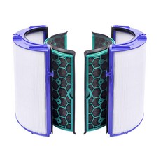 PUREBURG HEPA 活性碳濾網組，適用於 Dyson 戴森 Pure Cool 冷暖 Hot+Cool Link TP04 HP04 DP04, TP04-1, 1組