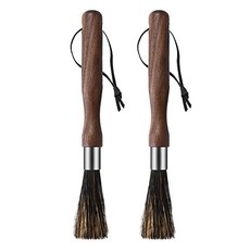 칼딘 월넛 커피 그라인더 청소 스트레이트 브러쉬, 2개