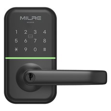 밀레 무타공 목문 나무문용 디지털 도어락 M-610S + 카드키 3p + 열쇠키 2p 세트, 고객직접설치