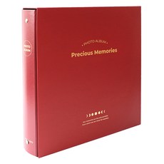 morning glory 35000張4R不乾膠相冊, 40張, 紅色
