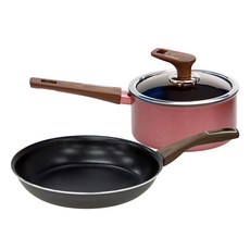 실바트 인덕션 시그니처 냄비 후라이팬 세트, 혼합색상, 후라이팬 24cm + 편수냄비 18cm, 1세트