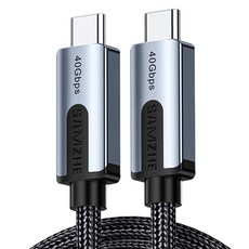삼지 USB4 8K 40Gbps 240W C타입 to C타입 고속충전케이블, 1.5m, 혼합색상, 1개