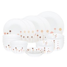 코렐 꽃솜 6인 홈 식기세트, 혼합색상, 식기 20p, 1세트