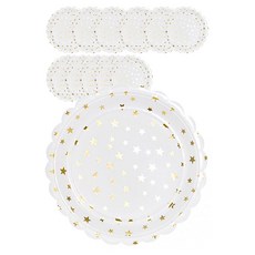 PARTYSHOW 星盤金色23cm, 6入, 2個