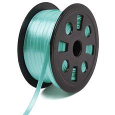 뭉구 프리미엄 유광 단면 공단 리본 5mm, 26 민트, 1개, 90m